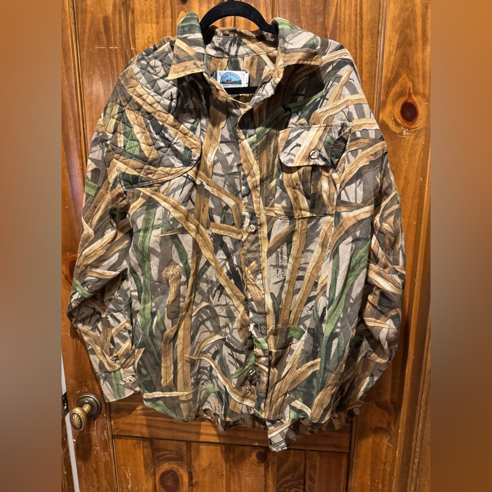 Gary Nesse Camouflage Button-Up Hunting Shooting Shirt